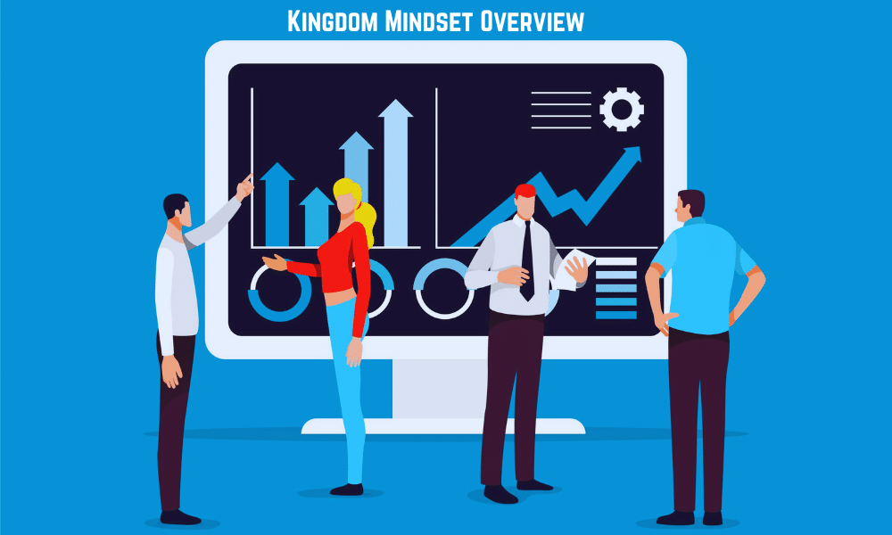 Purpose-driven business team discussing Kingdom mindset in business BAM principles with values and mission focus