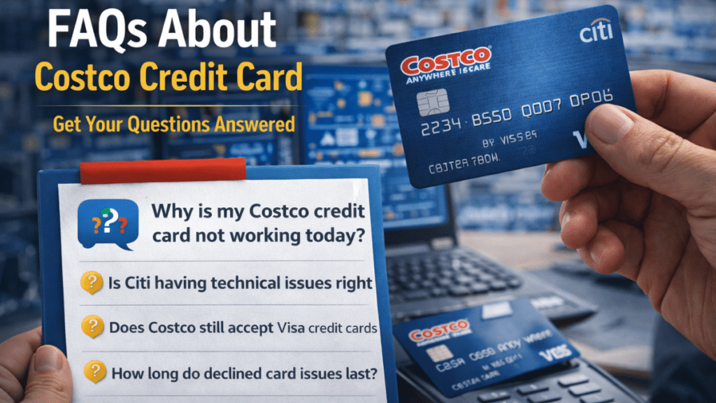 Frequently asked questions about costco credit card not working