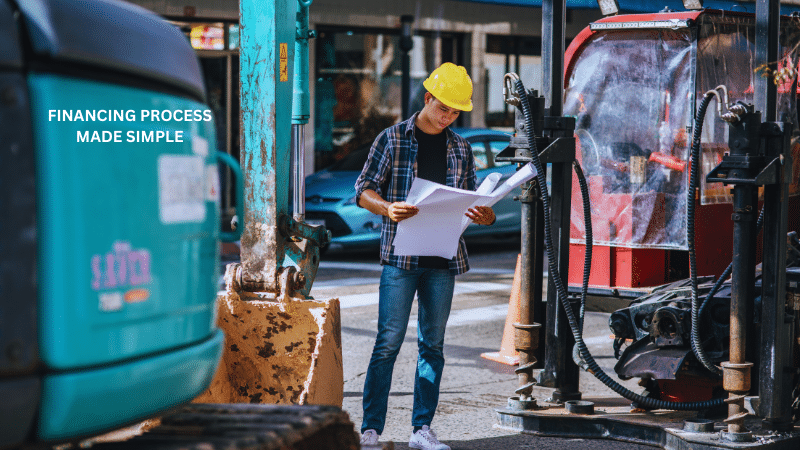 Diagram showing how Used Dump Truck Financing for Startup Business works for startups