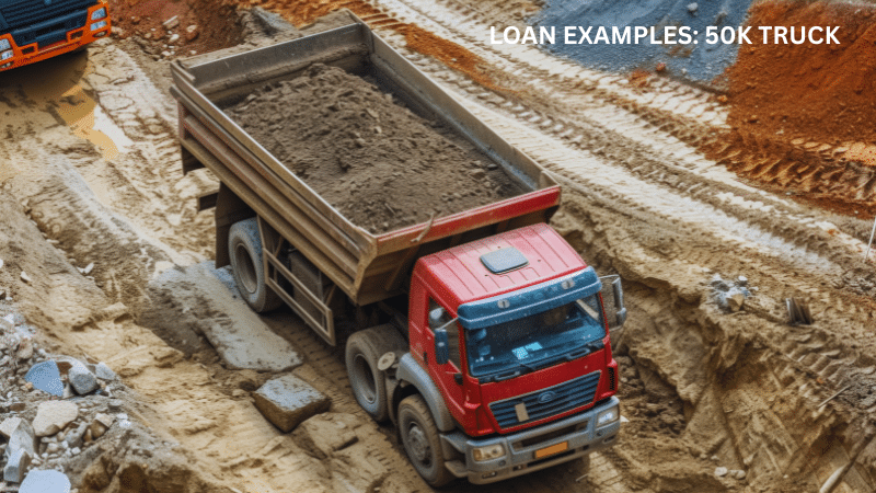 Loan term and monthly payment examples for Used Dump Truck Financing for Startup Business