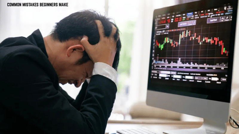 Beginner mistakes in advanced technology investment shown by declining stock chart